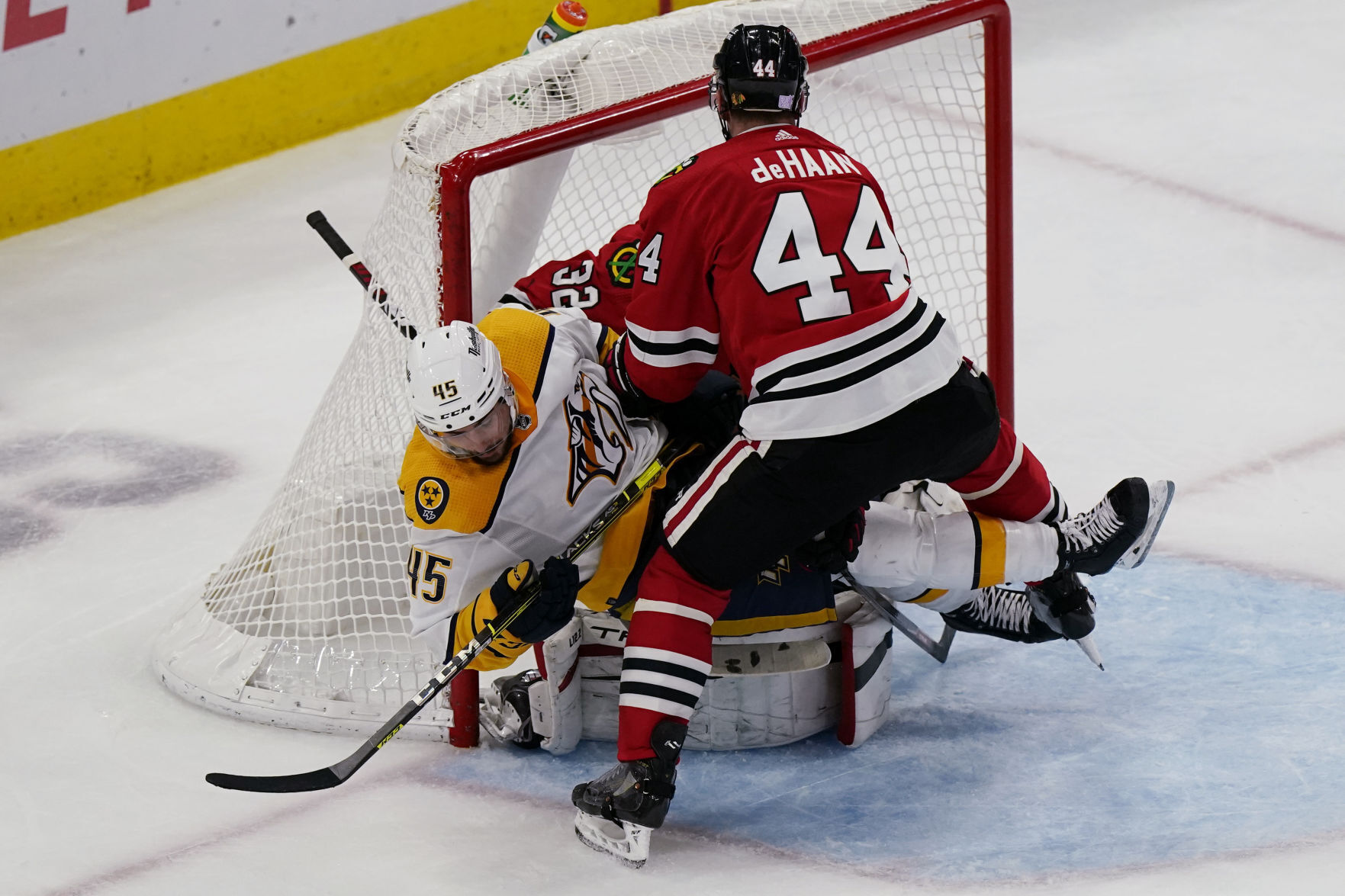 Predators Blackhawks Hockey